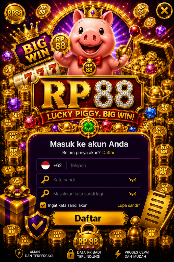 RR55 Daftar dengan tema Lucky Lion dan tampilan permainan penuh warna