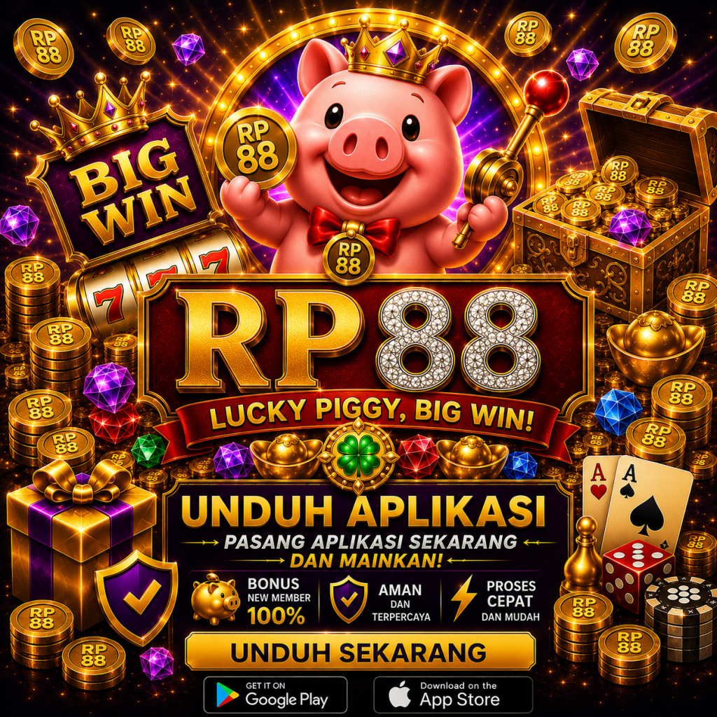 RP88 unduh aplikasi dengan tema Lucky Piggy dan bonus permainan